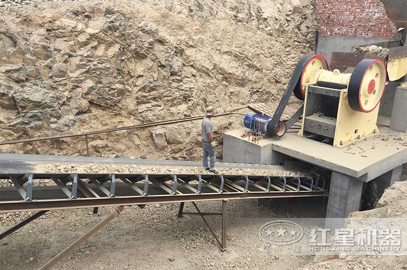 PE250x400鄂式破碎機現(xiàn)場 PE250x400鄂式破碎機現(xiàn)場