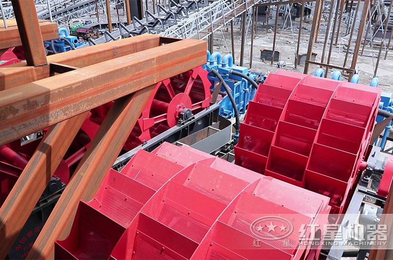 浙江舟山大型制砂洗沙生產線現場 浙江舟山大型制砂洗沙生產線現場