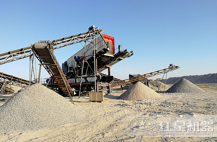 移動砂廠，環保